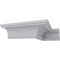 Ekena Millwork 7 3/4"H x 9"P x 11 7/8"F x 94 1/2"L Brightton Crown Moulding MLD07X09X11BR - alternate 10
